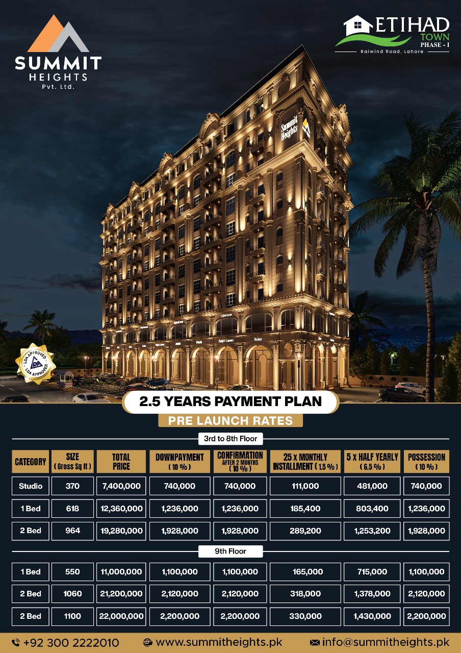 Summit-Heights_Residential-Payment-Plan